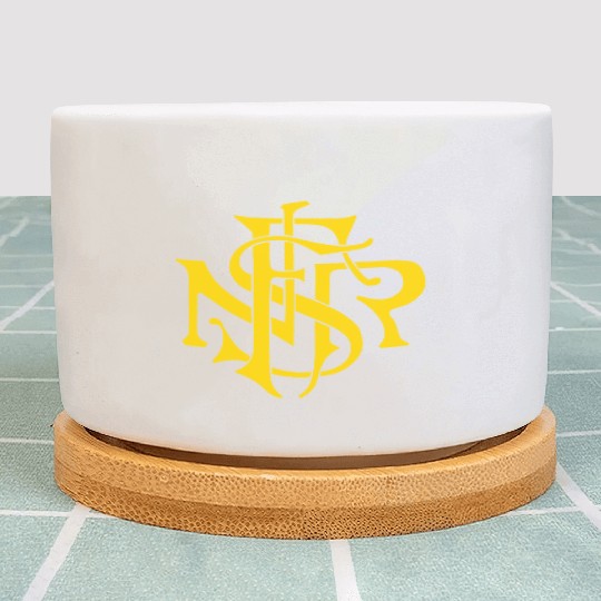 Our Lady of the Rosary of Fátima - NSRF monogram Plant Pots