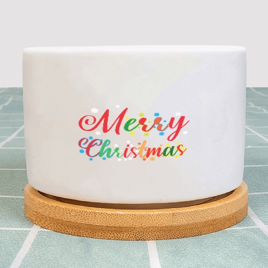 Holly Jolly Holidays : Merry Christmas Plant Pots