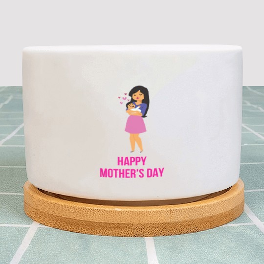 Heartfelt Mother's Day Embrace Plant Pots
