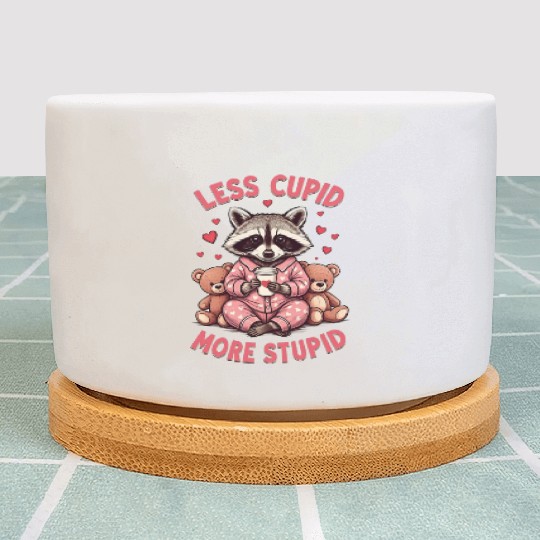 Less cupid more stupid Plant Pots
