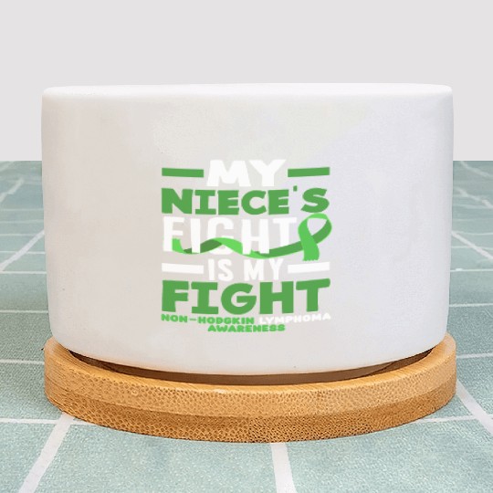 Non-Hodgkin Lymphoma Awareness My Niece Fight Plant Pots