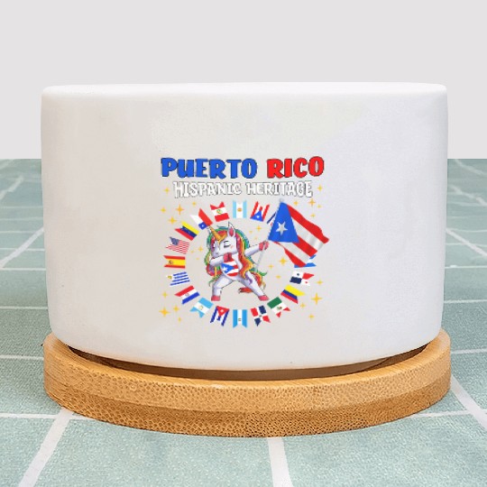 Hispanic Heritage Month Puerto Rico Kids Plant Pots