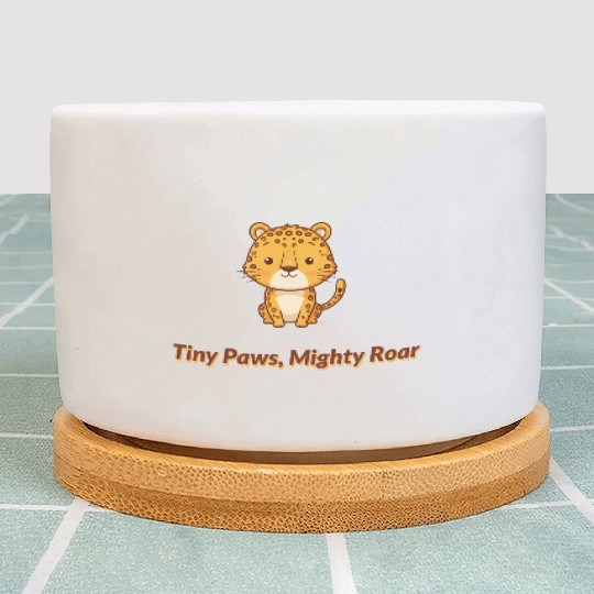 Tiny Paws Mighty Roar Jaguar Plant Pots