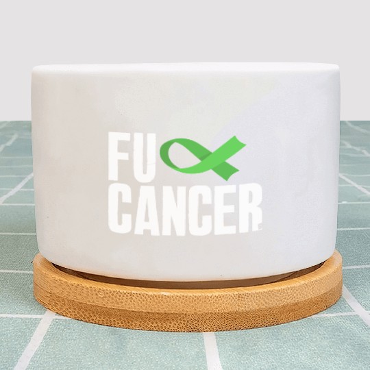 Non-Hodgkin Lymphoma Awareness Fuck Cancer Plant Pots