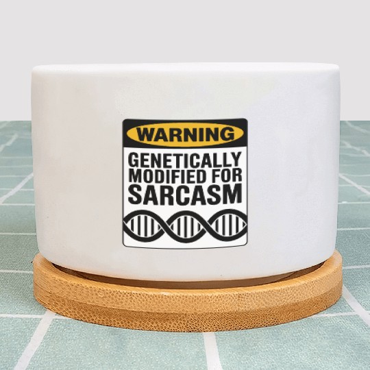 Sarcastic Genealogy DNA Test Genetics Biologist Plant Pots