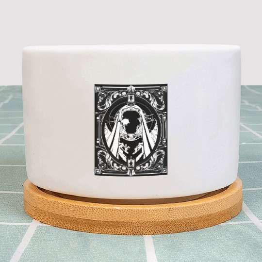 Saint Robot Art Nouveau Plant Pots