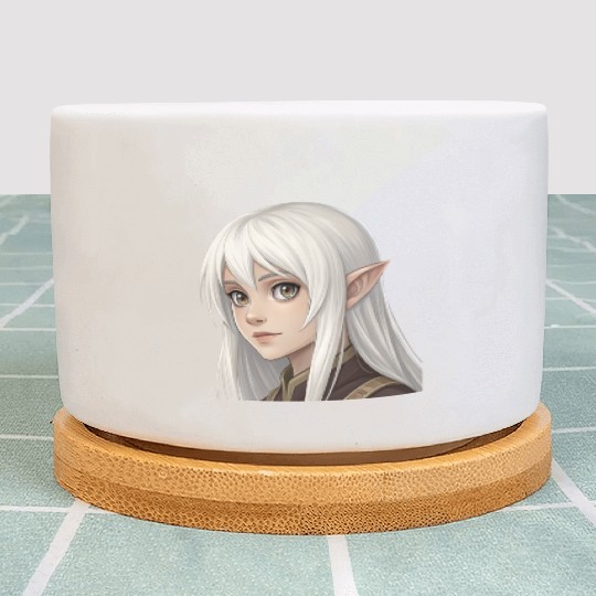Mystic Elf: A Vision of Fantasy Beauty and Wonder Plant Pots