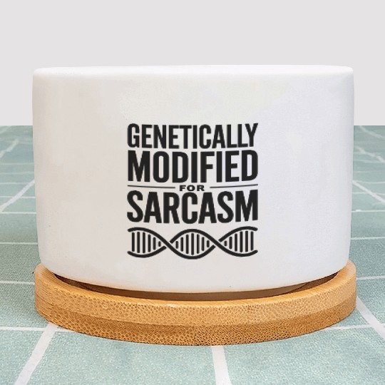 Sarcastic Genealogy DNA Test Genetics Biologist Plant Pots