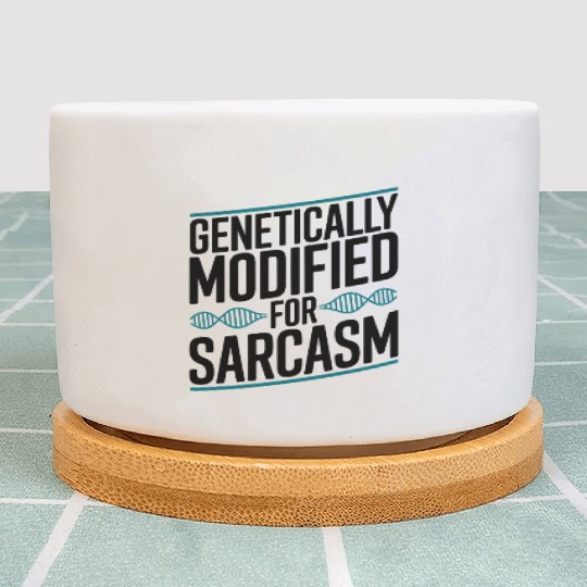 Sarcastic Genealogy DNA Test Genetics Biologist Plant Pots