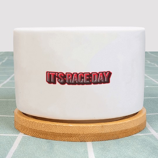 It's Race Day Plant Pots