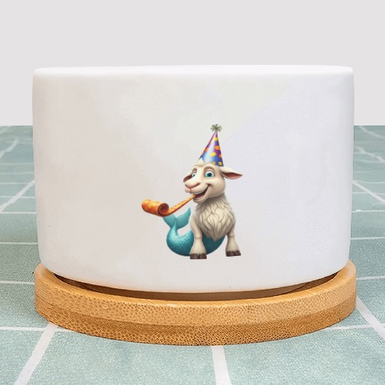 Party Animal Capricorn Plant Pots