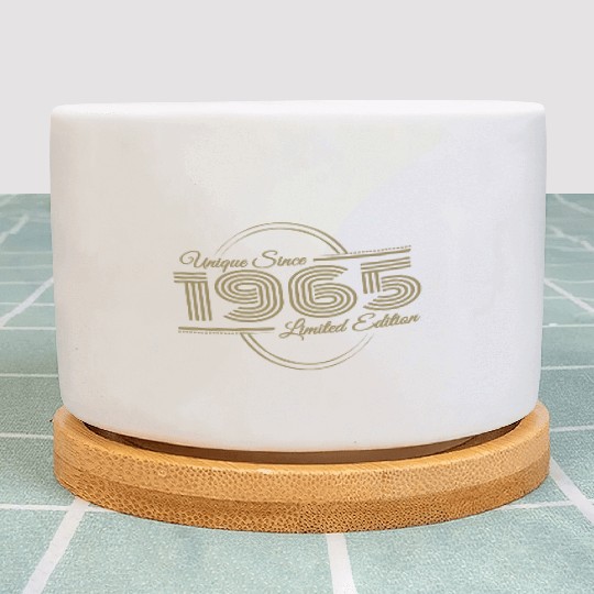 60th Birthday Retro 1965 Limited Edition Plant Pots