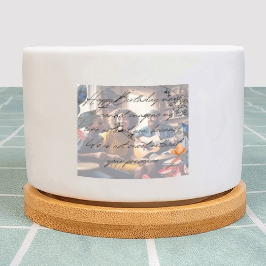 Happy Birthday mam Plant Pots