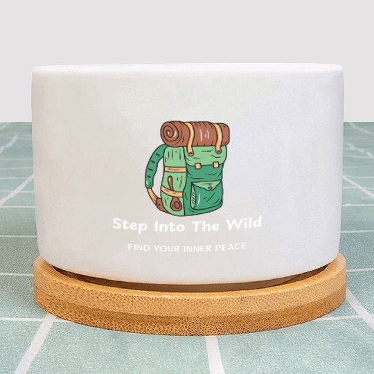 Step Into The Wild Hiking Plant Pots