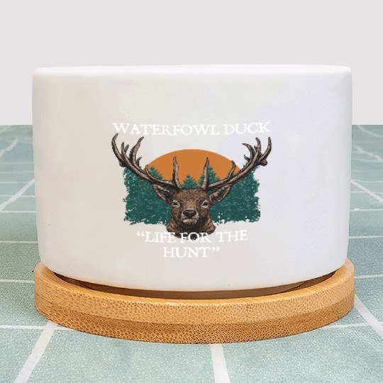 Waterfowl Duck Live for Hunt Cast Around Hunting Plant Pots