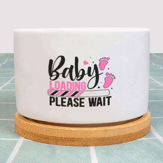 Baby loading babes women mother design newborn Plant Pots