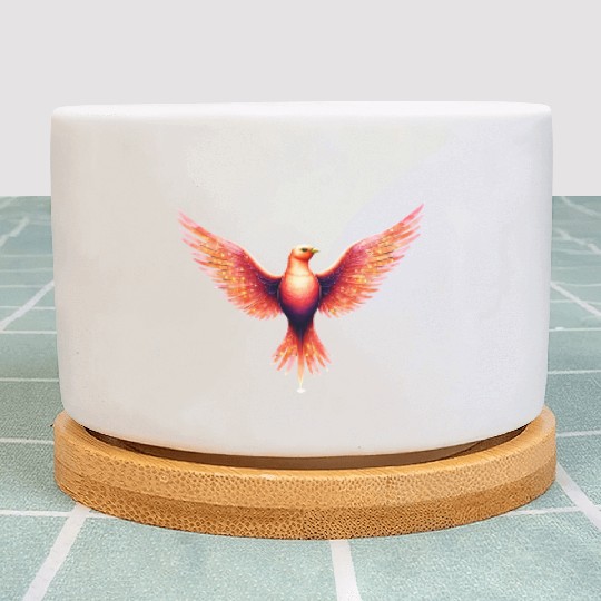 Celestial Flamebird Plant Pots