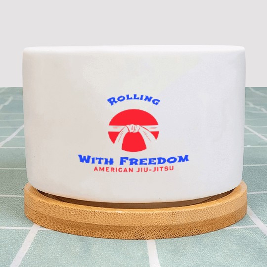 Rolling With Freedom American Jiu Jitsu Plant Pots!