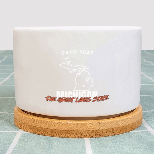Michigan The Great Lakes State USA Plant Pots America