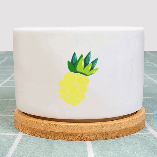 Pineapple Tennis Vibes for Summer Fun Plant Pots