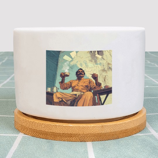 Busy with work and paperwork. Plant Pots