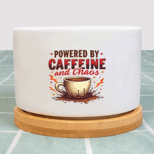 Caffeine Chaos Plant Pots