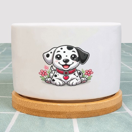 My Dog Is My Valentine Plant Pots