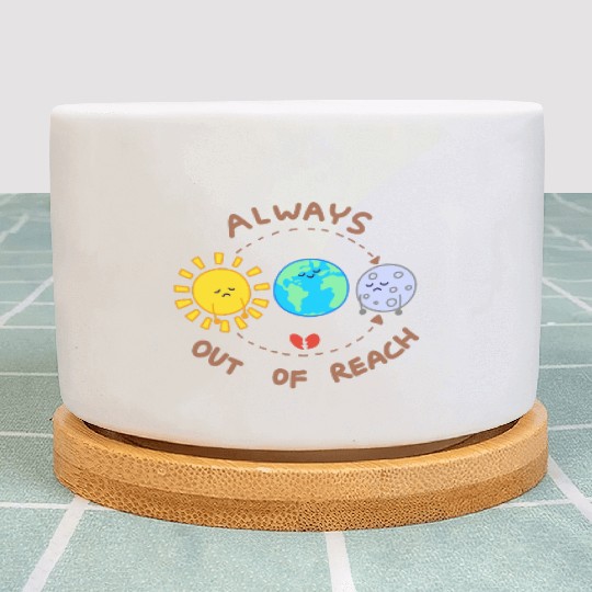 Always out of reach - sun and moon Plant Pots