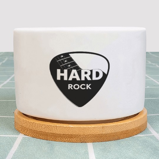 Hard Rock Guitar Pick Plant Pots
