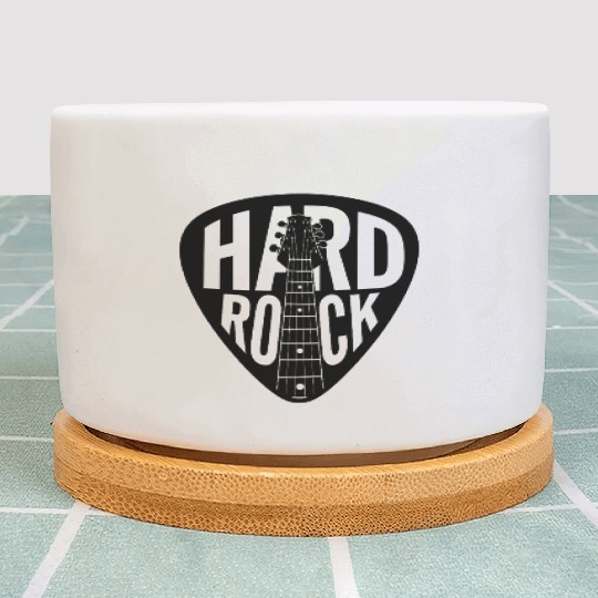 Hard Rock Guitar Pick Plant Pots