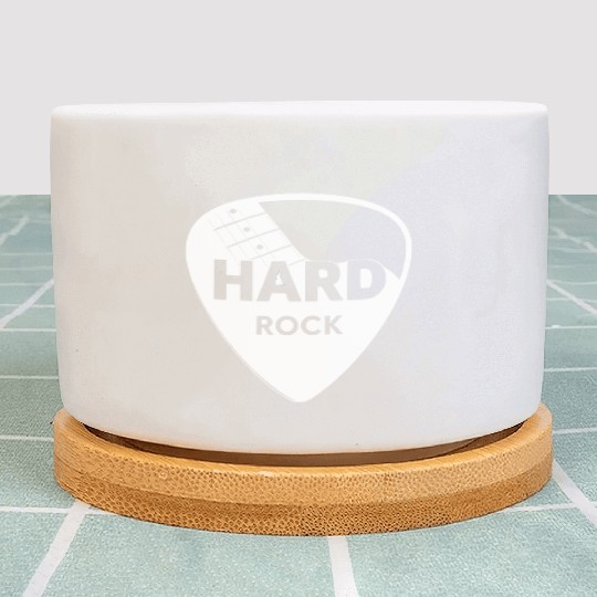 Hard Rock Guitar Pick Plant Pots