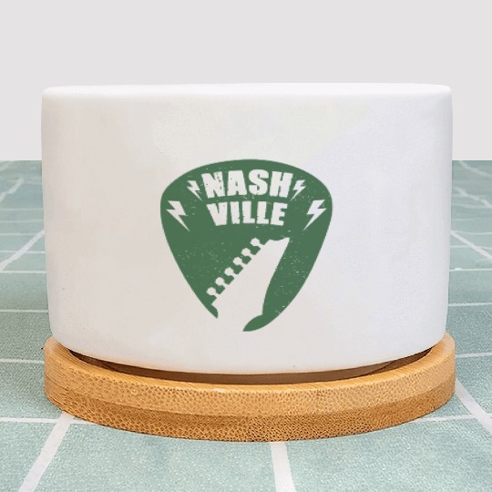 Nashville Music City Guitar Pick Plant Pots
