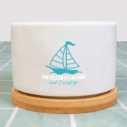 Florida Keys THE OCEAN IS CALLING I MUST GO Plant Pots