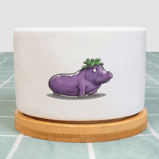 Hip Eggplant Plant Pots