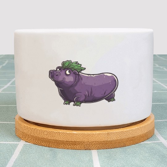 Hip Eggplant Plant Pots