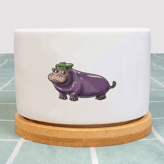 Hip Eggplant Plant Pots