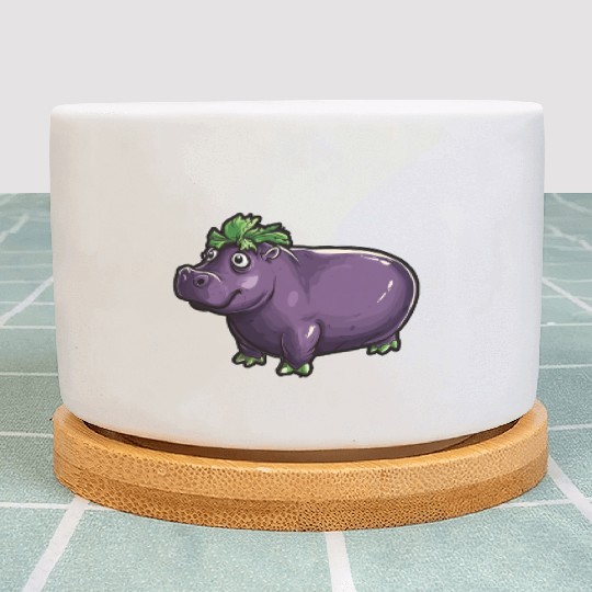 Hip Eggplant Plant Pots