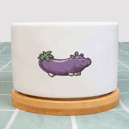 Hip Eggplant Plant Pots