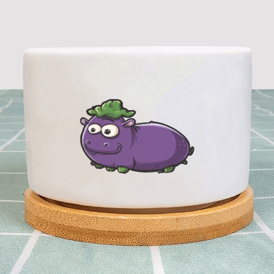 Hip Eggplant Plant Pots