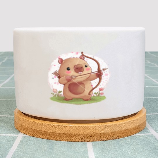 Not Today Cupid Funny Anti-Valentine's Day Plant Pots