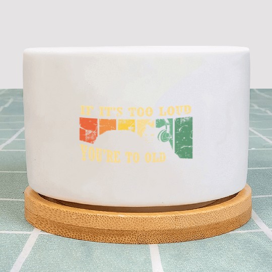 If It’s Too Loud, You’re Too Old – Vintage 80s Cat Plant Pots