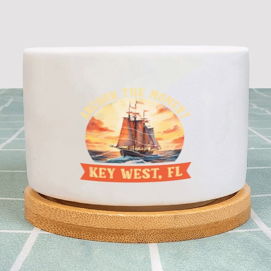 Florida Keys ANCHOR THE MOMENT KEY-WEST FL Plant Pots