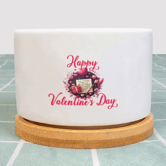 Happy Valentine's day Plant Pots