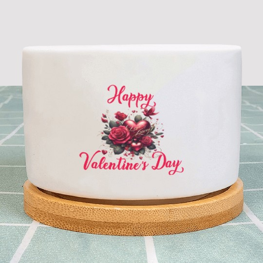 Happy Valentine's day Plant Pots