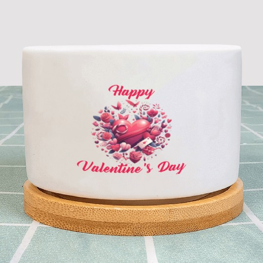Happy Valentine's day Plant Pots
