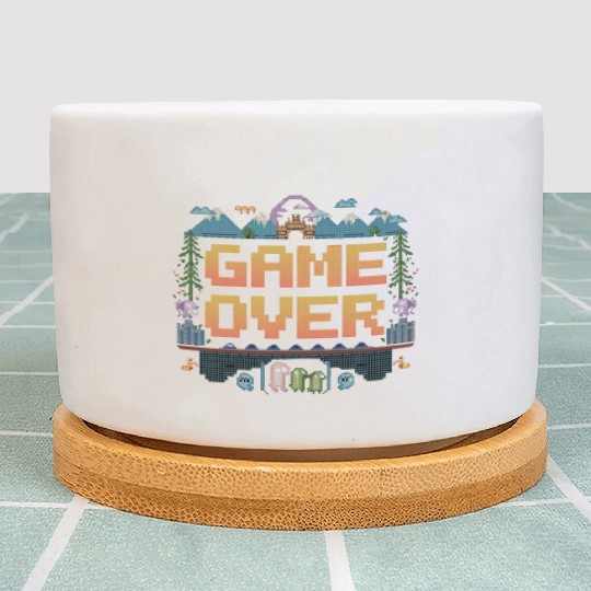 Nostalgic Retro Gamer Apparel Plant Pots