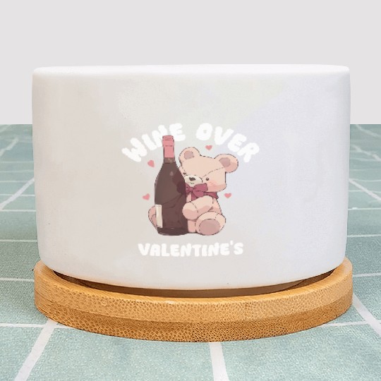 Wine over Valentine's Plant Pots