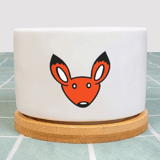 Red Fox Forest Animal Cunning Smart Cute Wild Dog Plant Pots