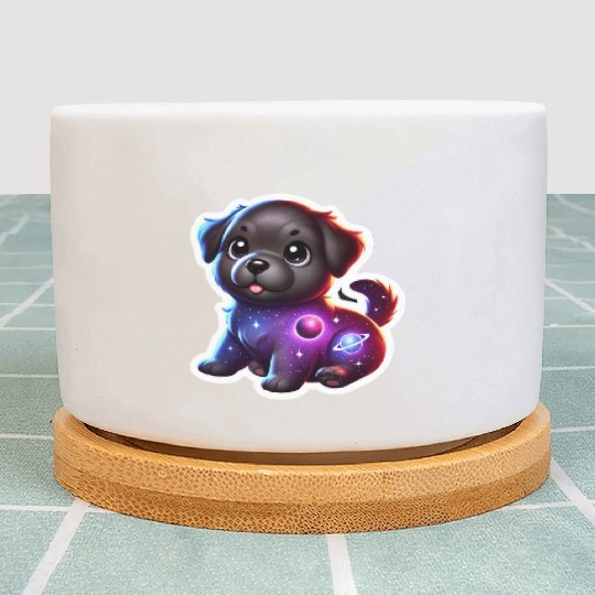 puppy sticker 4 Copy Plant Pots