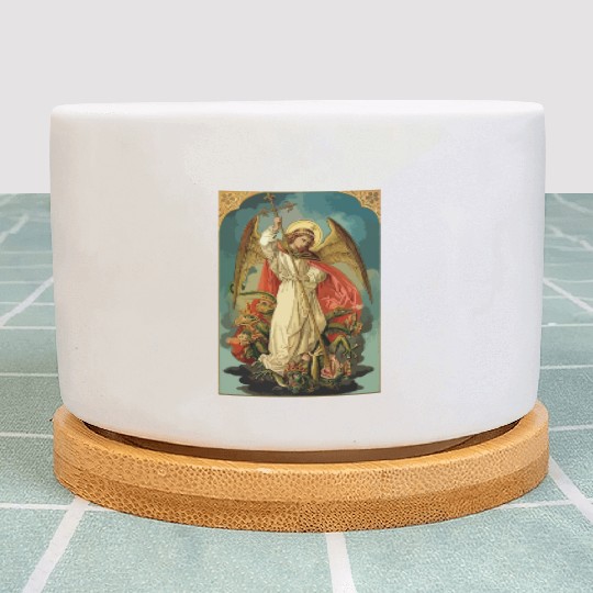 Saint Michael the Archangel Plant Pots